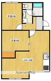 サンテラス大村Ⅰ【1階】の間取り