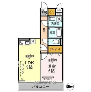 パシ・アージュパルコ【2階】の間取り