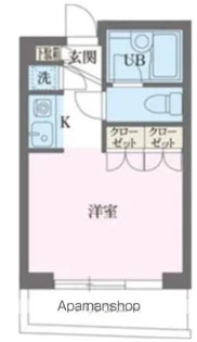 パークフロント西新宿【7階】の間取り