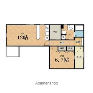 メゾン・ド・シュクレ【103号室号室】の間取り