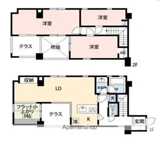 ATOK上町【2階】の間取り
