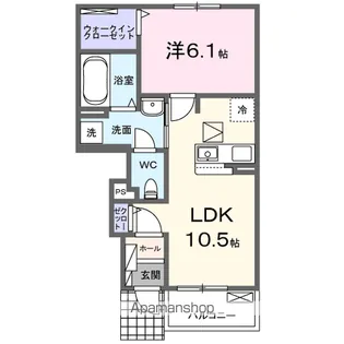 ガーデナーズ サン【1階】の間取り