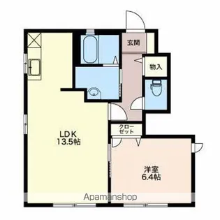 TWIN STAGE.T【A101号室】の間取り