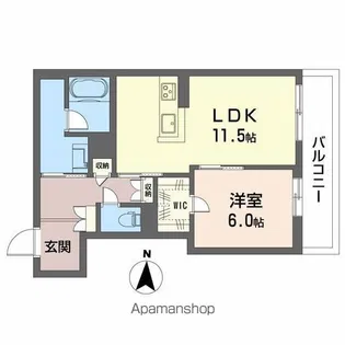 コンコード【3階】の間取り