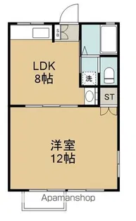 ヴィラコート田宮【103号室号室】の間取り