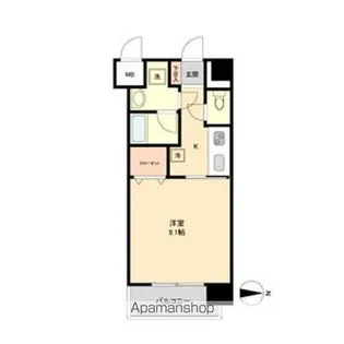 LA DOUCEUR青葉小田原【4階】の間取り