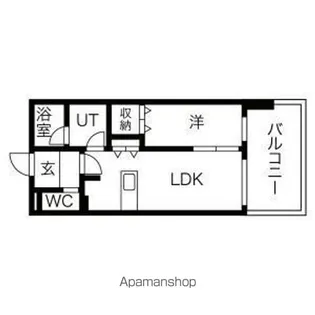YAKUIN SQUARE【11階】の間取り