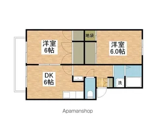 カーサM【1階】の間取り