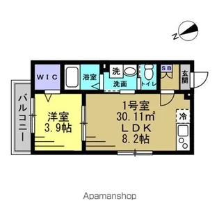 LAVAGE 上本郷【3階】の間取り