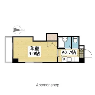 ブラウンハイム【605号室】の間取り