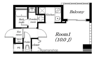 バックス大津京町【303号室】の間取り