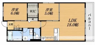 ブルージュ【506号室】の間取り