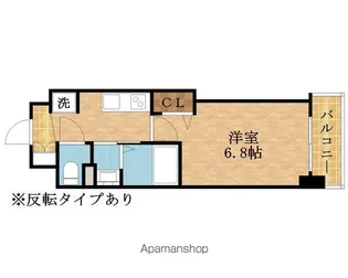 Luxe深江橋Ⅱ【5階】の間取り