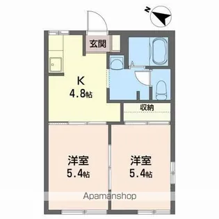 フレグランス・ティナ【1階】の間取り