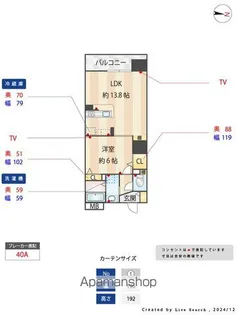 S−FORT警固タワー【16階】の間取り
