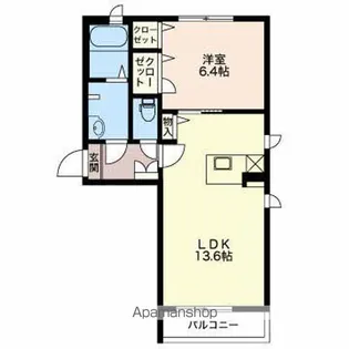 セリカ【201号室】の間取り