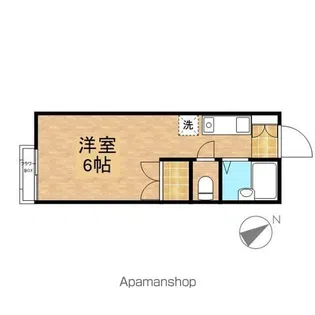 レジオン藤【105号室】の間取り