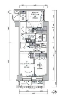 セジョリ東向島【106号室】の間取り