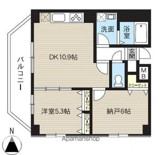 カルム日暮里レジデンス【7階】の間取り