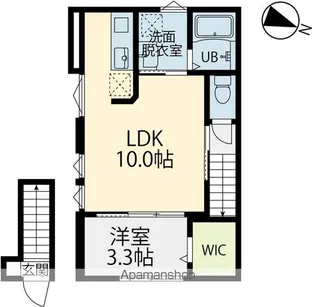 BELK安宅【201号室】の間取り