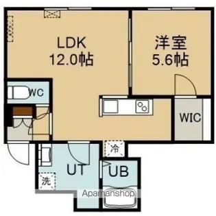 RICO KUAT(リコクアト)【3階】の間取り