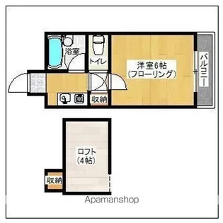 サンライズ樋井川【1階】の間取り
