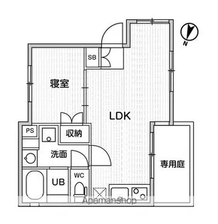 FARE恵比寿【1階】の間取り