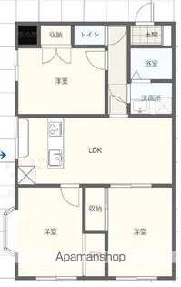 総建みどりハイム【8階】の間取り
