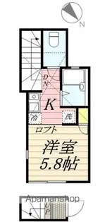 バーミープレイス国立【2階】の間取り