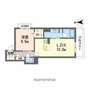 シャーメゾン東雲【4階】の間取り