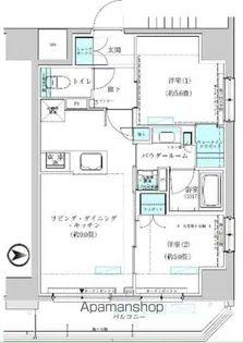 ヴィークブライト蔵前【5階】の間取り