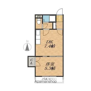 コーポラスITO【3階】の間取り