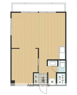 マンション市兵衛【1階】の間取り
