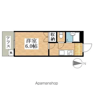 ベルウッドハイム【101号室】の間取り