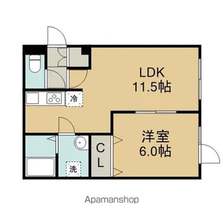 グランデール【1階】の間取り