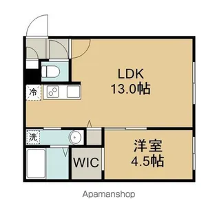 AUREA TERRACE【101号室】の間取り