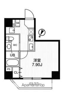 ブランセ森下【5階】の間取り