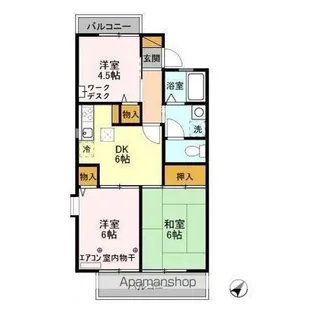 パークハウス【1階】の間取り