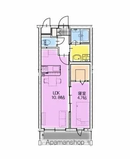 アーベイン潮見【4階】の間取り