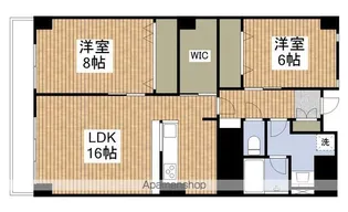 メゾン八千代【6階】の間取り