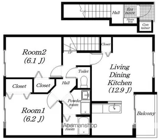 ゴールドパディーⅥ【202号室】の間取り