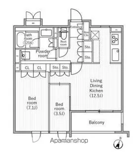 NIDO SAKURAGAOKA【1階】の間取り