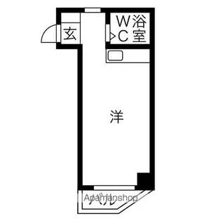 ラ・メゾンパシフィック新堀【302号室】の間取り