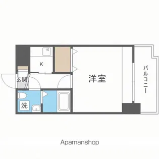 エステートモア・西公園【8階】の間取り