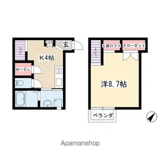Cerisier【1階】の間取り