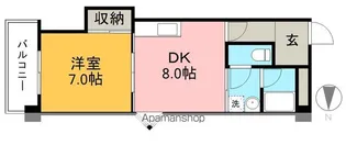 ルミネハイツ A棟【4階】の間取り