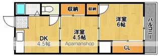 エスポワール【301号室】の間取り