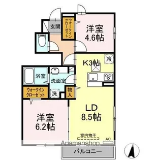 ユノス大泉学園【1階】の間取り