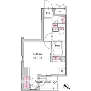 LEXE AZEST 赤羽【6階】の間取り