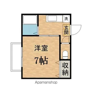 シュンハイツ唐木田【2階】の間取り